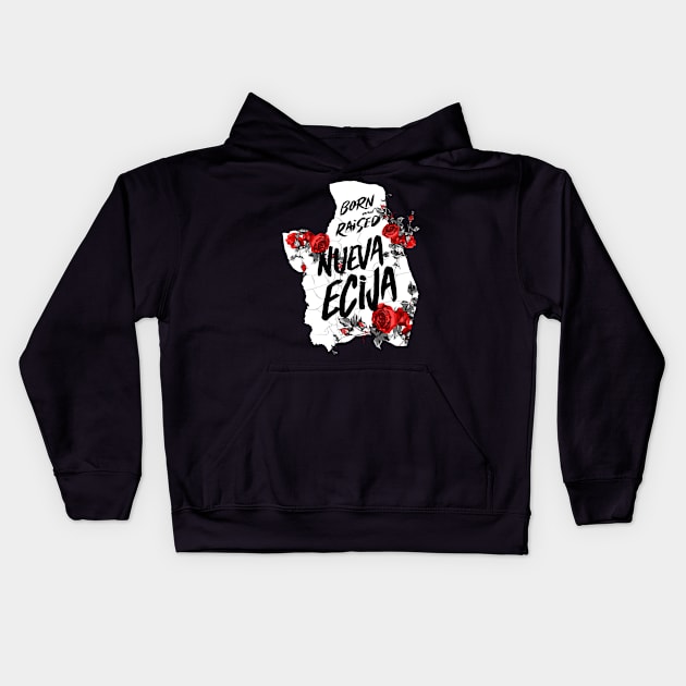 Born and Raised - Nueva Ecija, Philippines (Red) Kids Hoodie by pinoytee